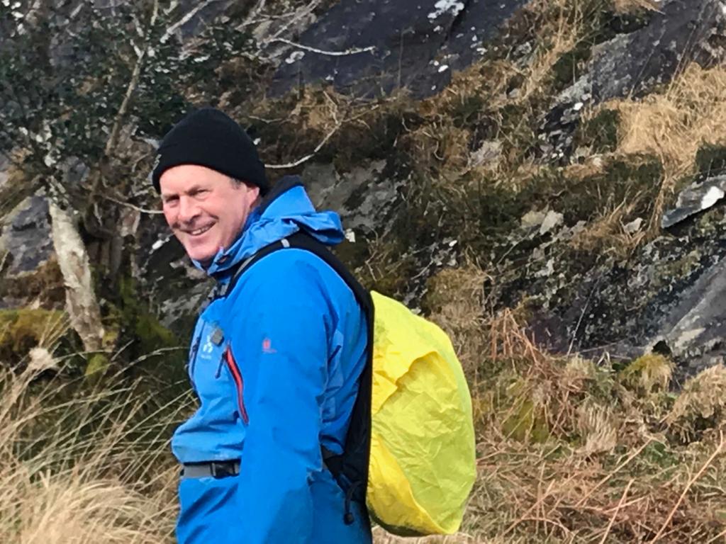 Beautiful landscape view on hillwalking route Old Kenmare Road from Killarney