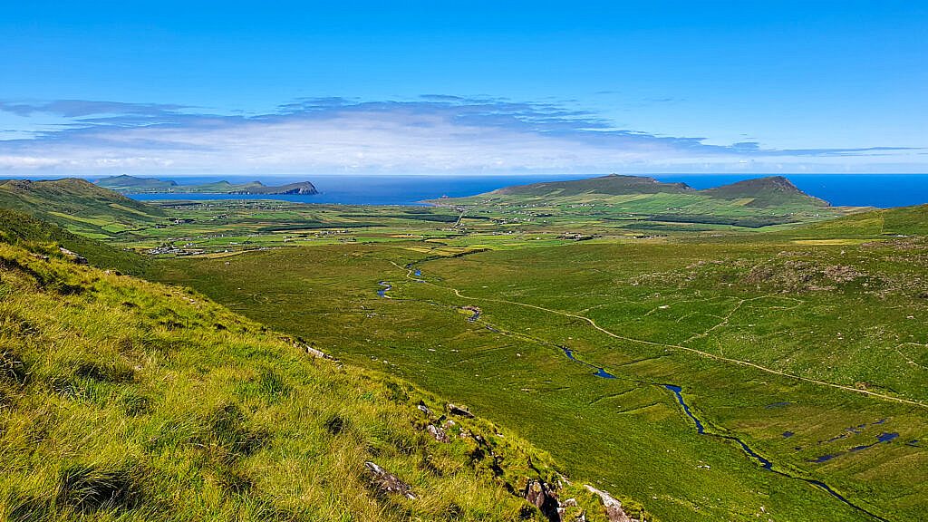 Beautiful landscape view on hillwalking route Baile an Lochaigh Loop