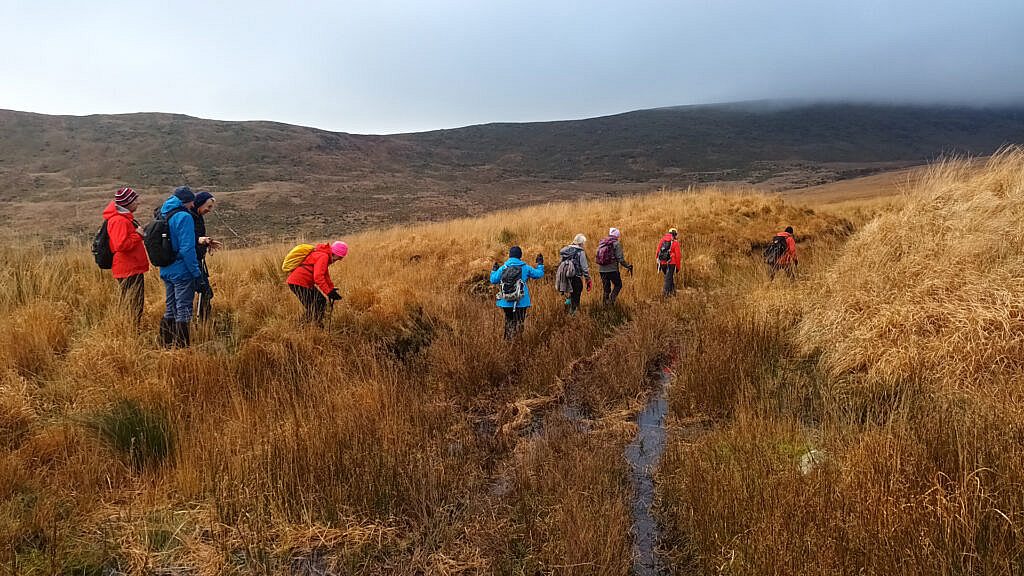 Beautiful landscape view on hillwalking route An Sliabh Ghlas – Loch Dubh Loop