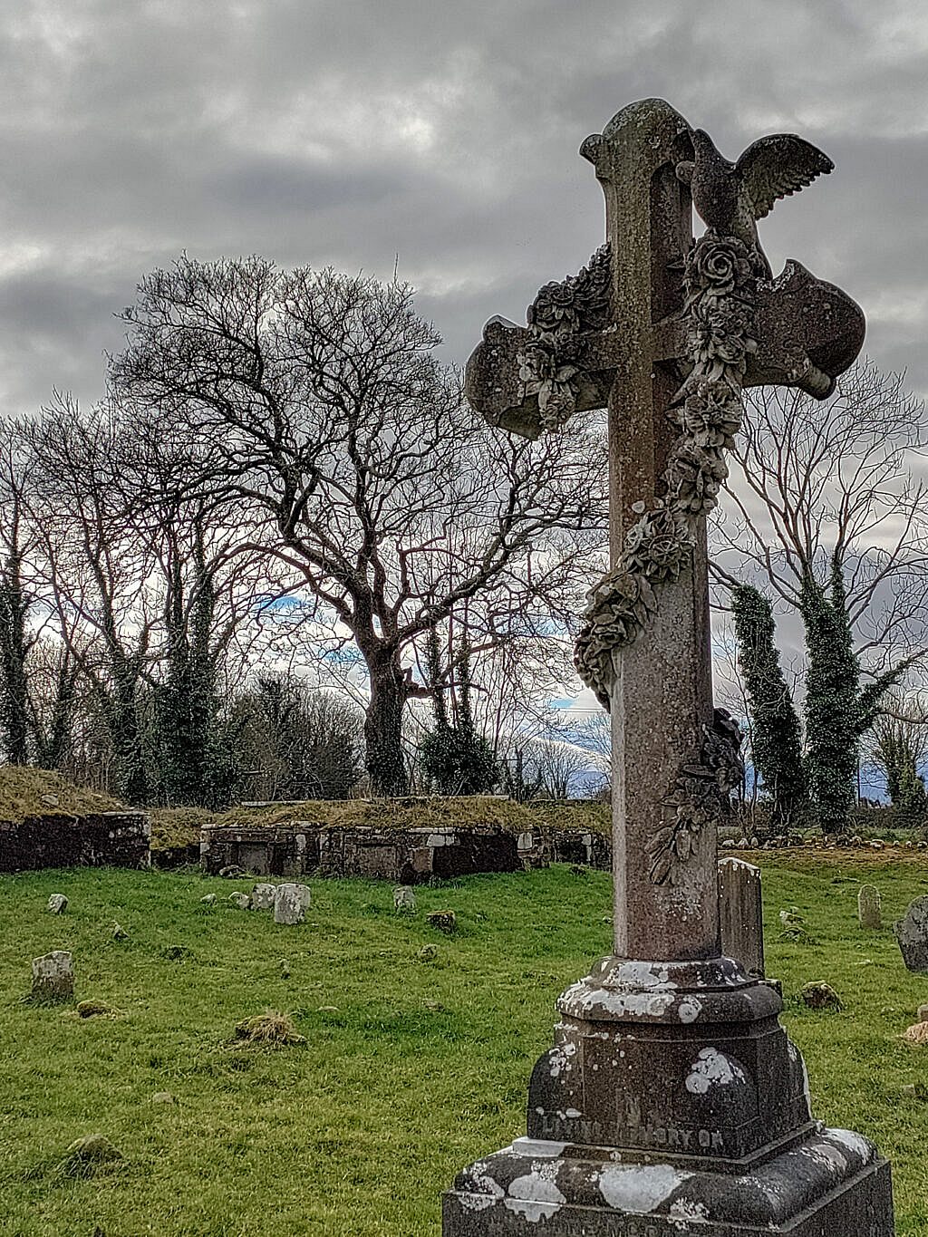 Beautiful landscape view on hillwalking route Keel Boolteens Loop