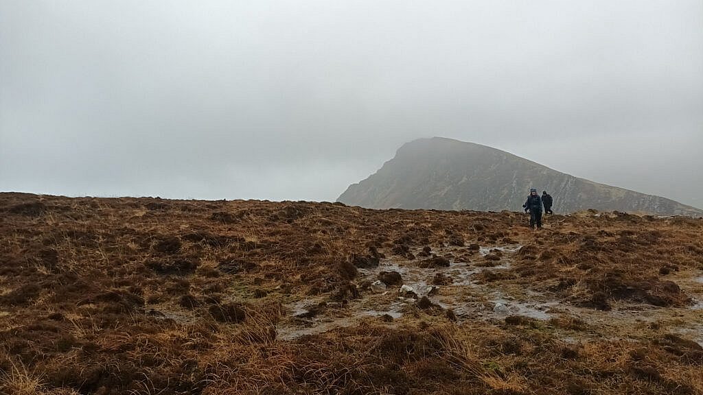Beautiful landscape view on hillwalking route Cuas/Brandon Creek - Túr Baile Dháith - Ballydavid Cliff Walk Return