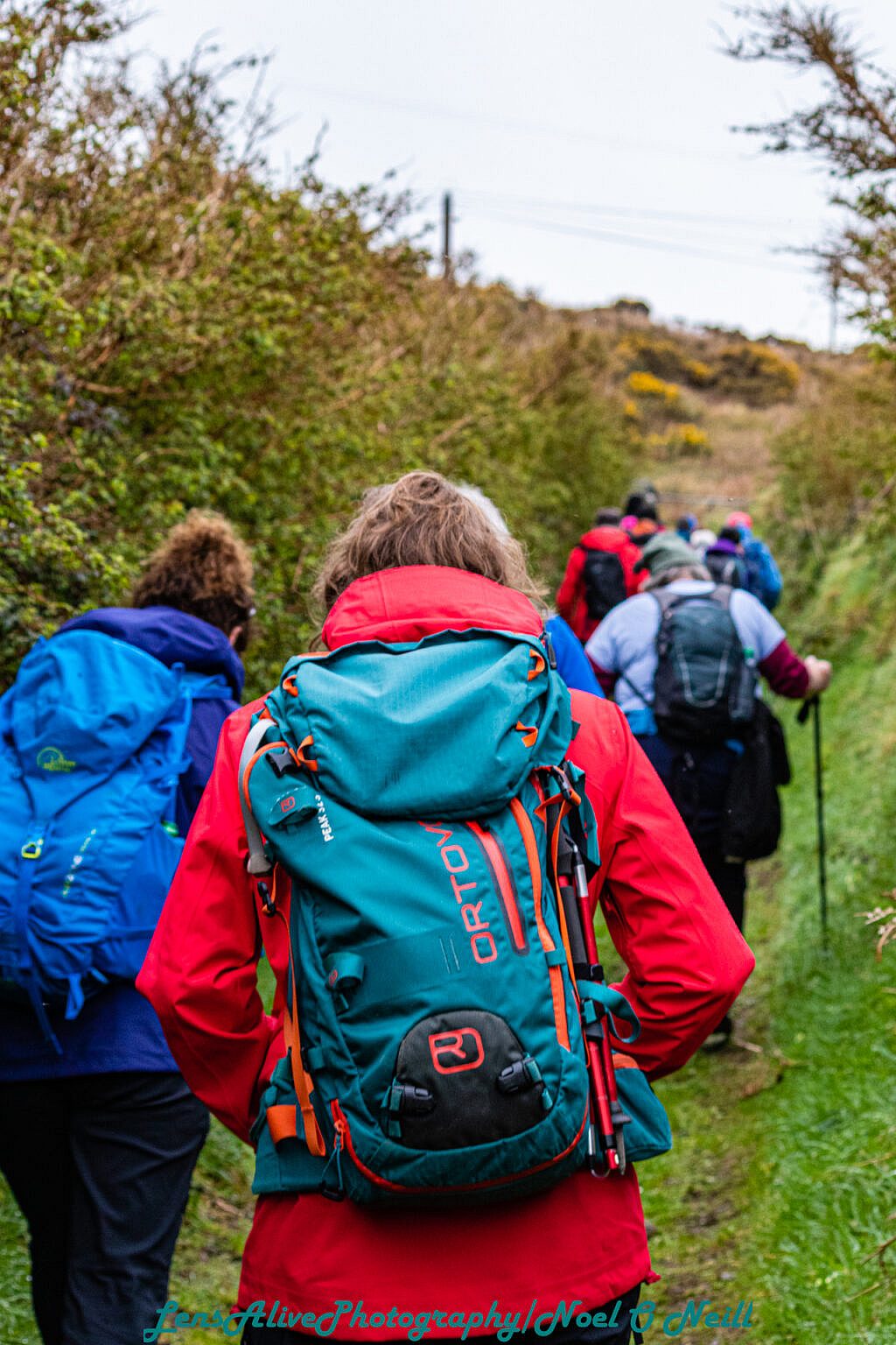 Beautiful landscape view on hillwalking route Cosán na Naomh