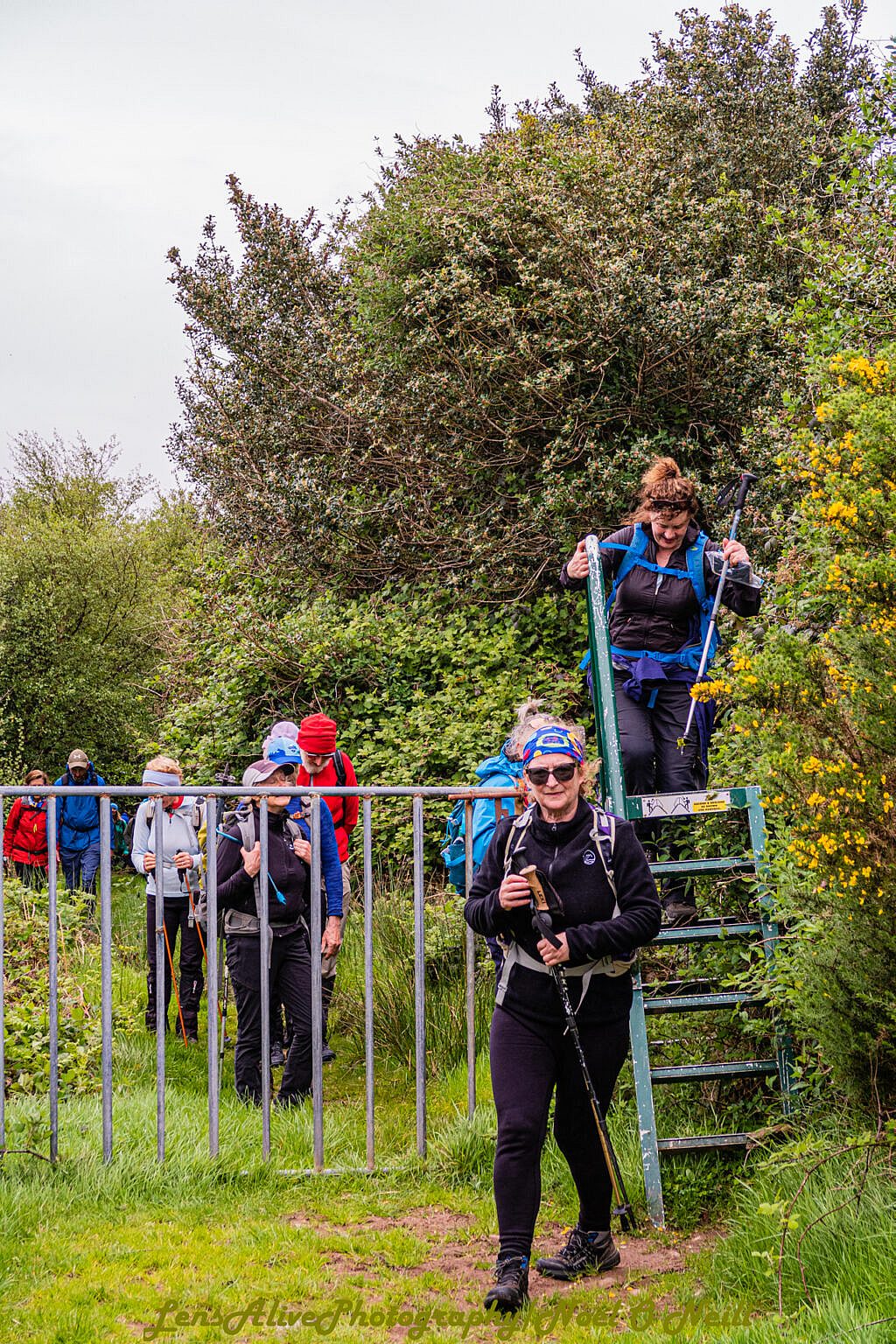 Beautiful landscape view on hillwalking route Curaduff - Gearhane Loop