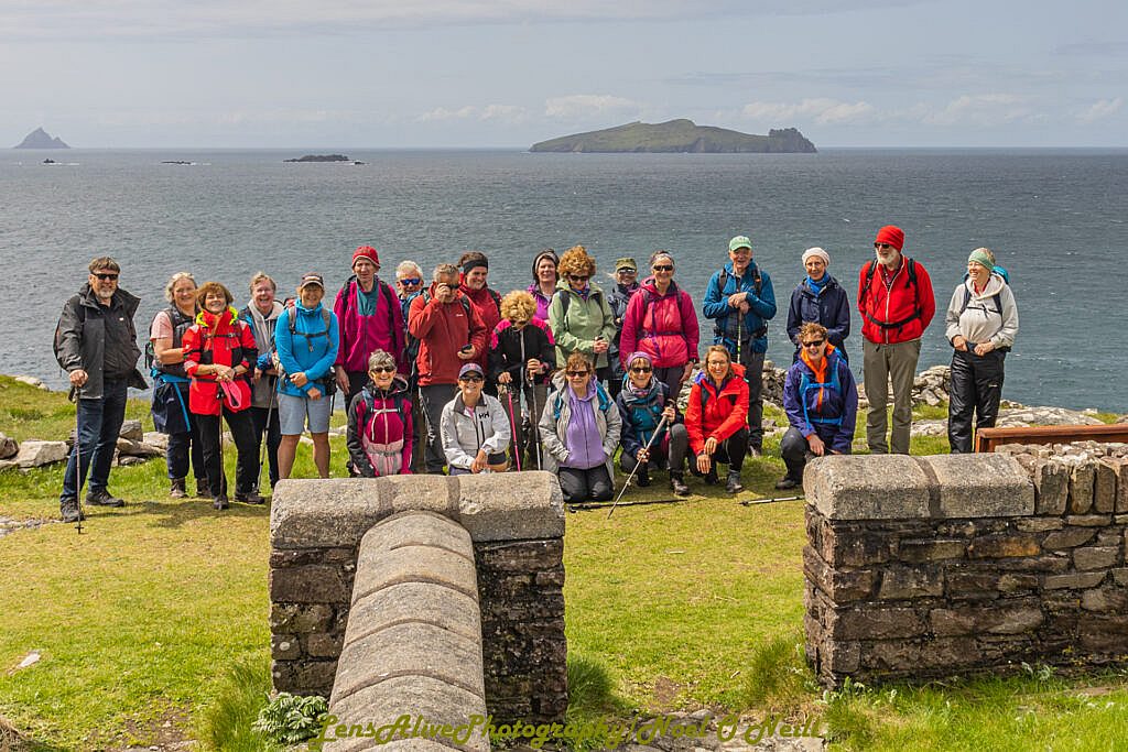Beautiful landscape view on hillwalking route Hush Hike from Ionad an Bhlascaoid